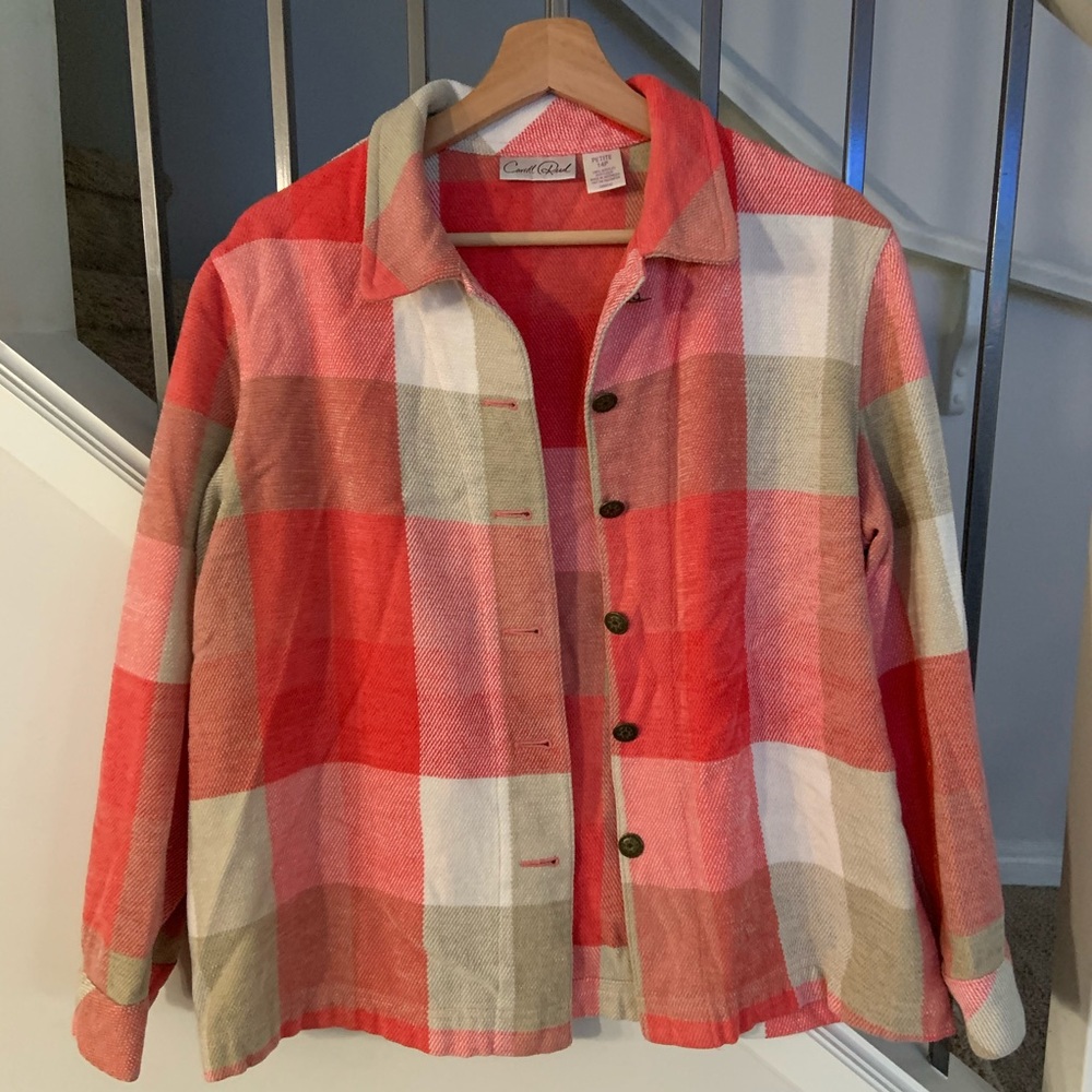 Carol Reed Plaid Button Up Flannel